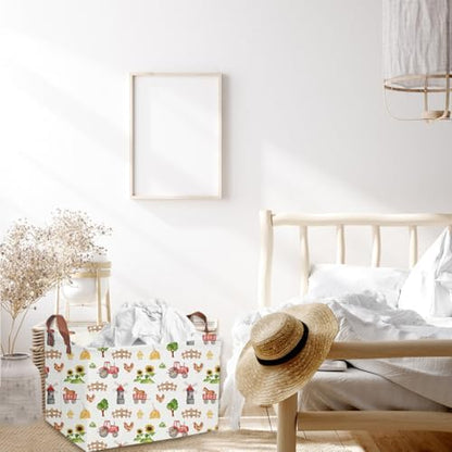 Rectangle Farm Baskets Cute Storage Bin - Image 5