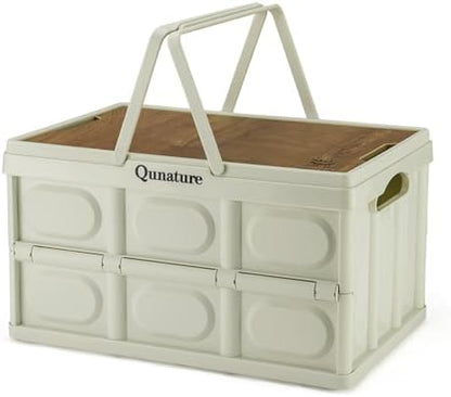 Collapsible Camping Storage Bin 55L by QUNATURE