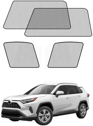 Car Window Shades for Toyota-RAV4, 4 Pack Car Window Cover for Baby Sun Shade by Unknown