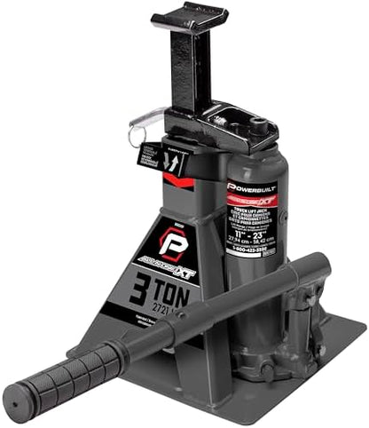 POWERBUILT 3 Ton All-in-One Hydraulic Bottle Jack and Jackstand in One by PowerbuiltTools
