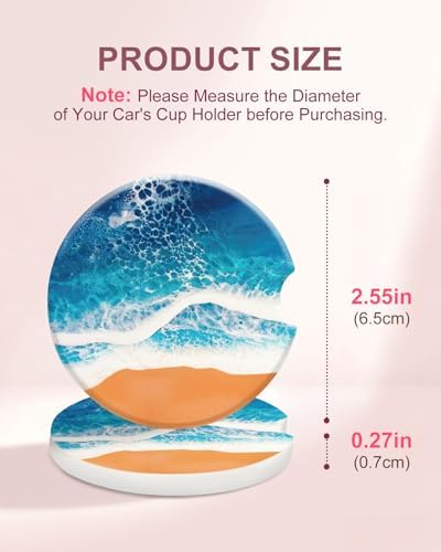 Swooflia Car Coasters for Women - Image 2