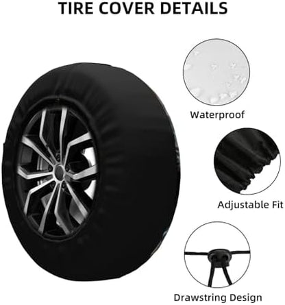 Funny Raccoon Spare Tire Cover Raccoon Wheel Protector - Image 3