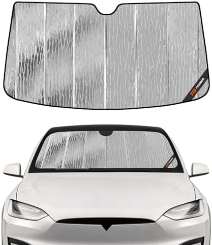 Pigenius Windshield Sun Shade for Tesla Model X 2016-2026, Custom Fit Front by Pigenius