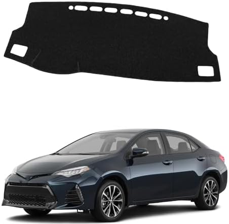 Dashboard Mat Cover for Toyota Corolla 2014 2015 2016 2017 2018 Nonslip Center by BOLTRY
