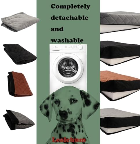 Lealchum Large Dog Car Seat, Memory Foam Cushion Car Seat - Image 5