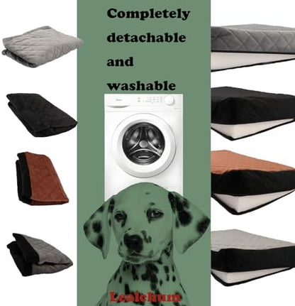 Lealchum Large Dog Car Seat, Memory Foam Cushion Car Seat - Image 5