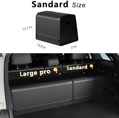 GMQ Trunk Organizers for Car, Car Organizers and Storage for SUV, Magnetic Lid - Image 2