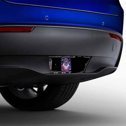 Tow Hitch Covers Dream Catcher, Colorful Galaxy Space Feather Dreamcatcher Auto - Image 4