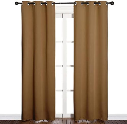 NICETOWN Sleek Blackout Curtains, 2 Panels, W34 x L84-inch - Image 2