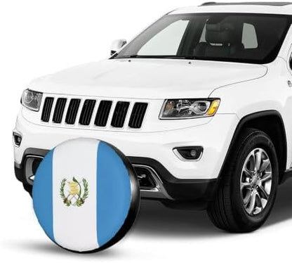 The National Flag of the Republic of Guatemala Spare Tire Cover, Universal - Image 3