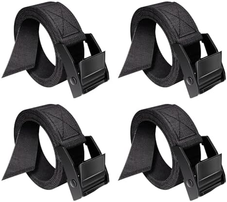 Lashing Straps with Buckles, 0.75'' x 48'' Tie Down Straps Ratchet by STAYGROW