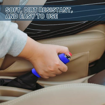 Car Handbrake Cover Gear Shift Knob Cover, Auto Comfortable Grip Handbrake Cover - Image 6