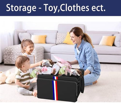 Homeve Trunk Organizer for Car, Waterproof Collapsible 3 Compartments Car - Image 7