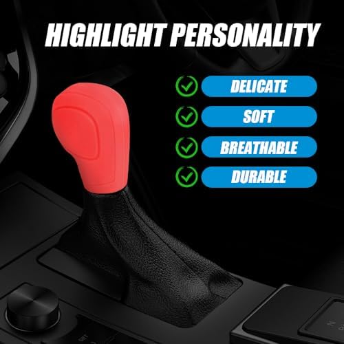 Car Gear Shift Knob Cover, Gear Shift Knob Cover Car Protect Accessories - Image 4