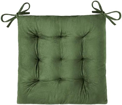 OVOV 1 Pack Chair Cushions for Dining Chairs 15.5"x15.5" Green by OVOV