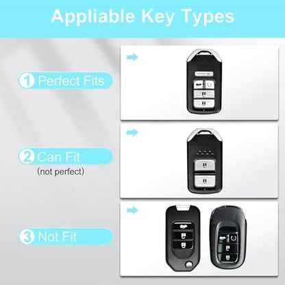 for Honda Key Fob Cover with Keychain - Image 3