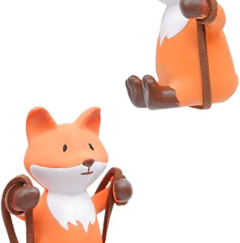 YGMONER Cute Swinging Fox Car Rear View Mirror Hanging Accessories Funny Car - Image 6