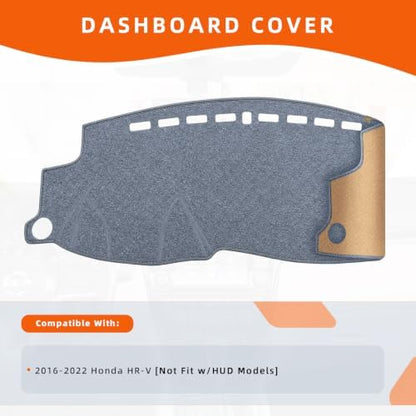 Dashboard Cover Dash Mat Fit for Ho-nda HR-V 2022-2016, Car Dash Board Mat - Image 2