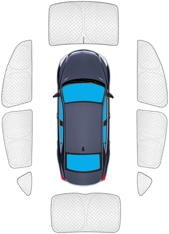 KMF 8pcs Thicken Sun Shades for Chevy Malibu 2016-2025 Accessories, Chevrolet by KMF