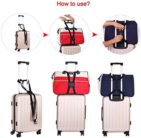 GUANJUNX Luggage Straps for suitcases, Bag Bungees Travel Accessories Belt - Image 6