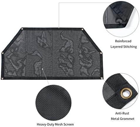 JeCar Trunk Mesh Sunshade Rear Cargo Interior Accessories - Image 3