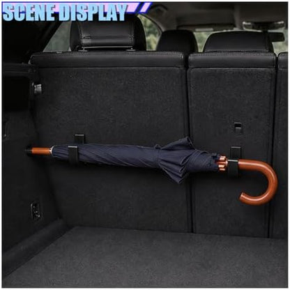 2PCS Car Trunk Umbrella Hook, Universal No Drilling Car Interior Storage Hanger - Image 3