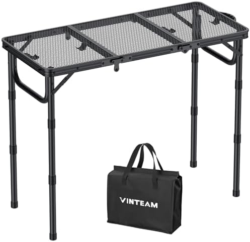 VINTEAM Folding Grill Table by VINTEAM