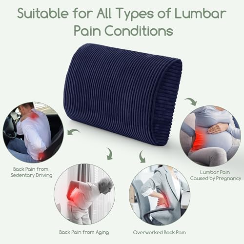 HIGOGOGO Lumbar Support Pillow for Recliner Chair/Accent Chair/Couch, Large - Image 6