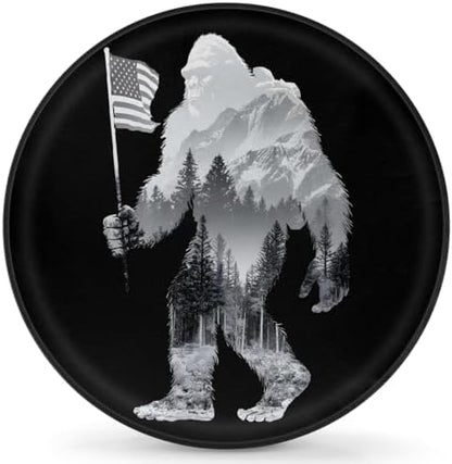 Bigfoot American Spare Tire Cover Dust-Proof Wheel Protector by Unknown