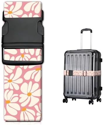 Luggage Straps for Suitcases, Heavy Duty Travel Belt by JYCardPKT