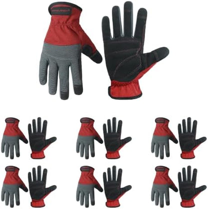 HANDLANDY Work Gloves for Men & Women, Utility Mechanic Working Gloves Touch by HANDLANDY