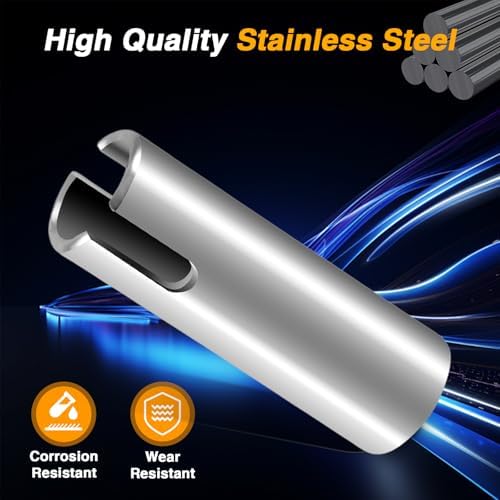 EVRBUL Stainless Steel Scissor Jack Slotted Drill Adapter T-Slot Drill - Image 2