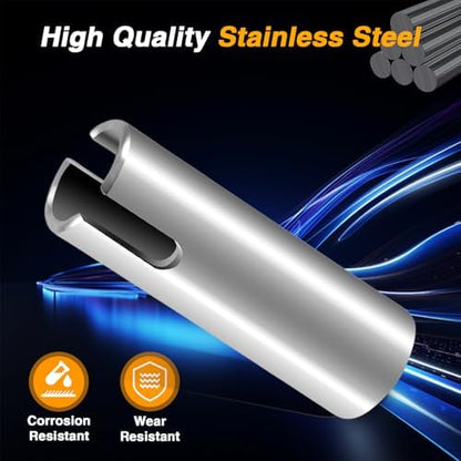 EVRBUL Stainless Steel Scissor Jack Slotted Drill Adapter T-Slot Drill - Image 2
