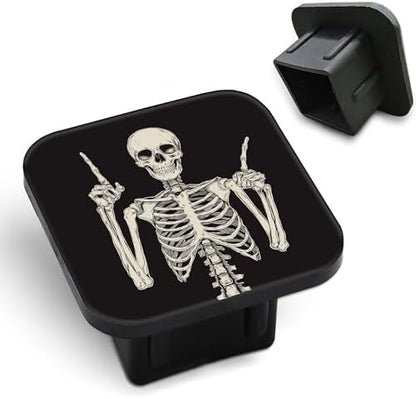 Hitch Cover Fits for 2 Inch Hitch Skeleton Makes a Rock Gesture Towing Hitch by Unknown