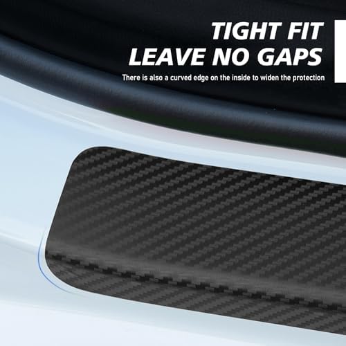 Car Door Sill Protector, 4D Carbon Fiber Flexible Flame Retardant PVC Rubber - Image 4