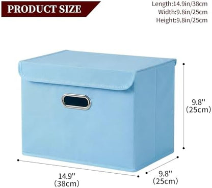 STOREONE Fabric Storage Cube Bins Foldable Organizer Container Collapsible - Image 2