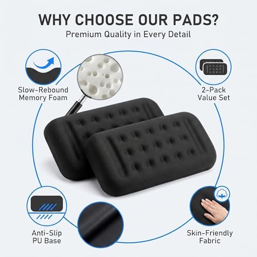 2 PCS Car Armrest Cushion, Memory Foam Elbow Pad - Image 6