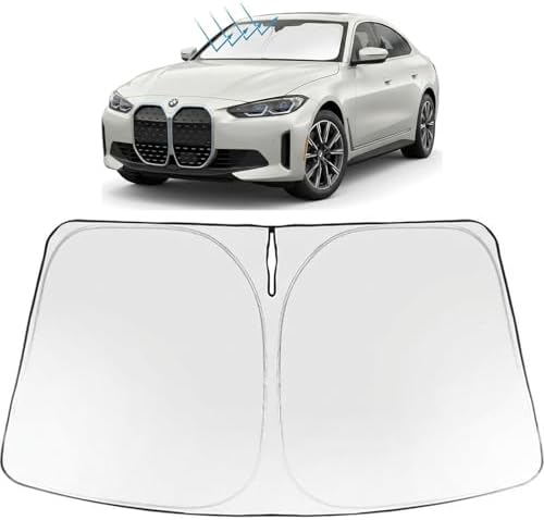Proadsy Custom Fit 2022-2026 BMW i4 Windshield Sun Shade, Blocks Heat by Proadsy