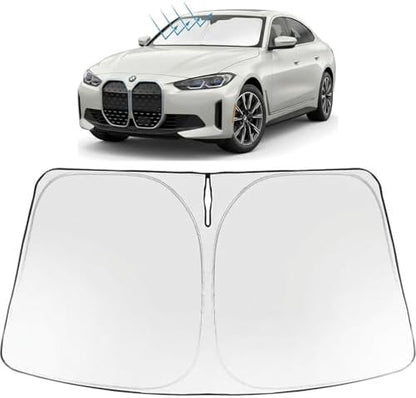 Proadsy Custom Fit 2022-2026 BMW i4 Windshield Sun Shade, Blocks Heat by Proadsy