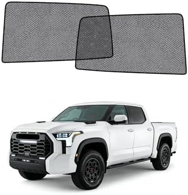 Car Window Shade for Toyota Tundra 2022-Present, 2 Pack UV & Glare Protection by Unknown