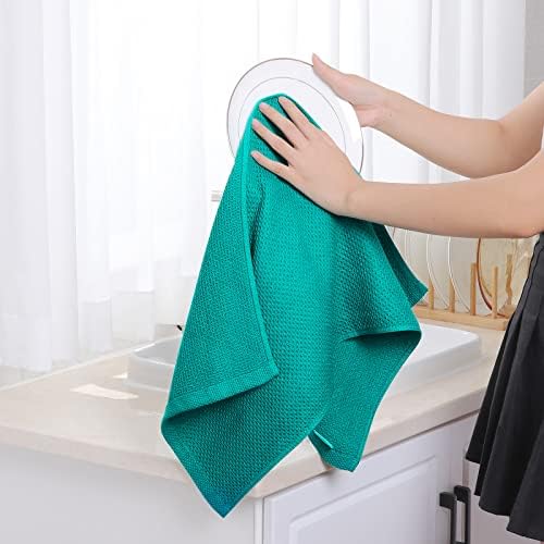 Homaxy 100% Cotton Waffle Weave Kitchen Dish Towels 8-Pack - Image 4