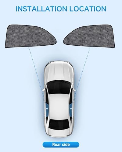 Car Window Shades for Chevrolet Equinox, UV & Heat Blocker, Privacy Protection - Image 2
