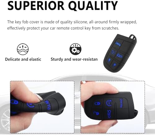 Stacool 5 Buttons Car Key Fob Cover, Key Fob Case Car Accessories Compatible - Image 3