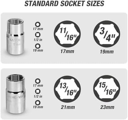 BIG RED Telescoping Lug Wrench: Lug Nut Socket Wrench - Image 2