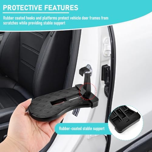Universal Car Door Step, Foldable Door Latch Step, 400 lb Load Capacity - Image 6