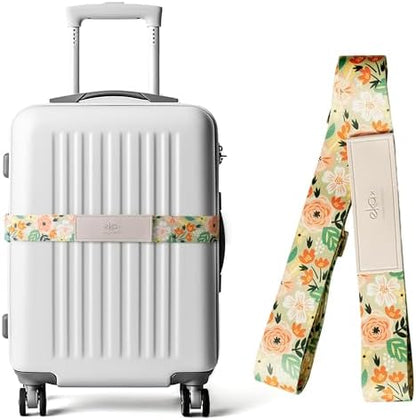 Luggage Straps for Suitcases, Adjustable Luggage Elastic Belt, Travel by EKAX
