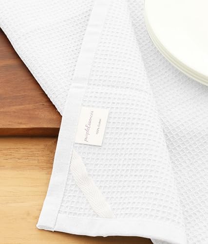 PurpleEssences Solid Kitchen Cloths, Dish Towel 15x25 Set of 6 - Image 6