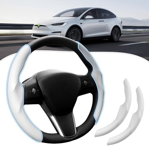 Canvcle Steering Wheel Cover for Tesla Model 3/Y 2016-2025 2026 by Canvcle