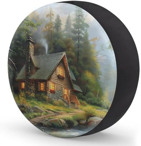 Landscape Spare Tire Cover 16in Spare Wheel Covers Tire Storage Cover - Image 2