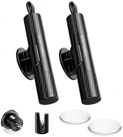 2 Pack Safe Hammer Glass Breaker Underwater, 2-in-1 Car Safety Hammer Window by Lifeneedssparkstofly